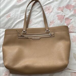 Michael Kors Tan Pebbled Leather Tote